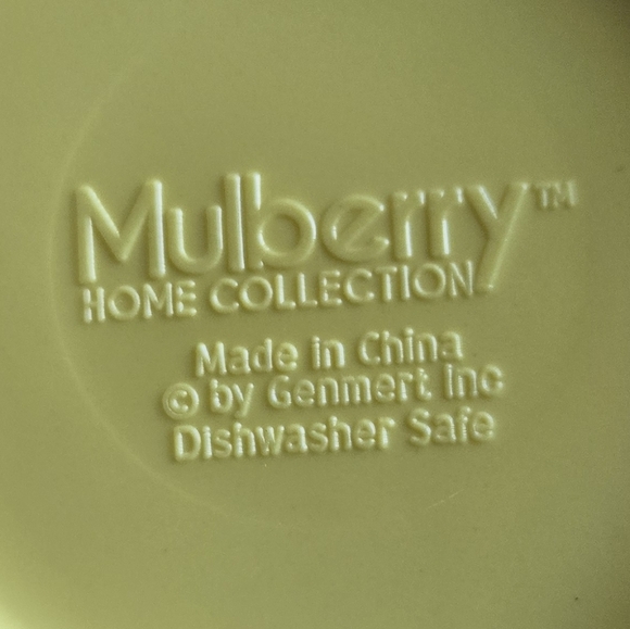 Vintage Mulberry Yellow Flower Bowls - Picture 2 of 8
